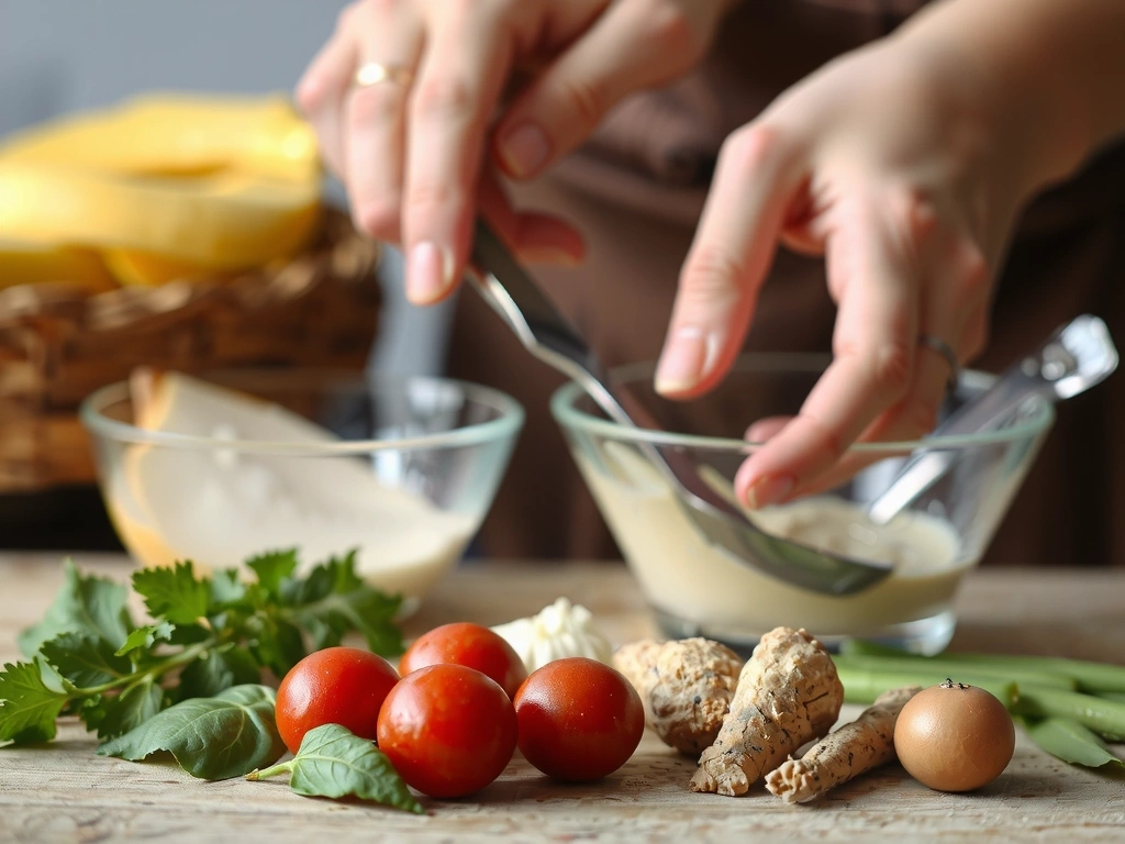 Präzisionsarbeit in der Küche